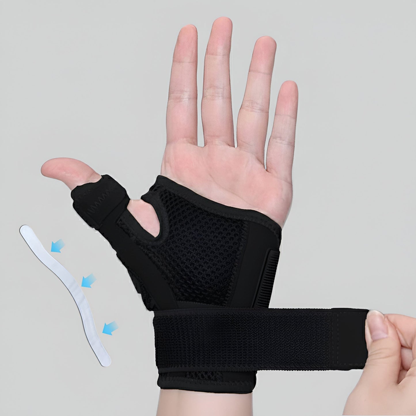 Attelle Pouce Tendinite | Posturovia 1 pièce – Noir