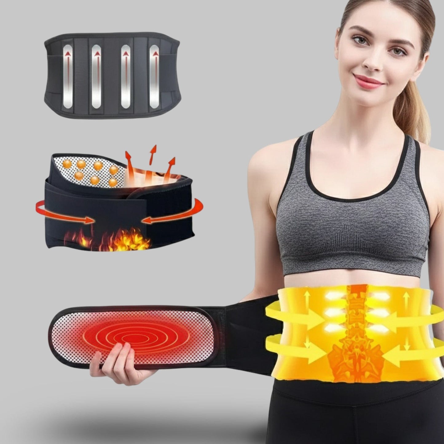 Ceinture Lombaire Chauffante Médicale | Posturovia