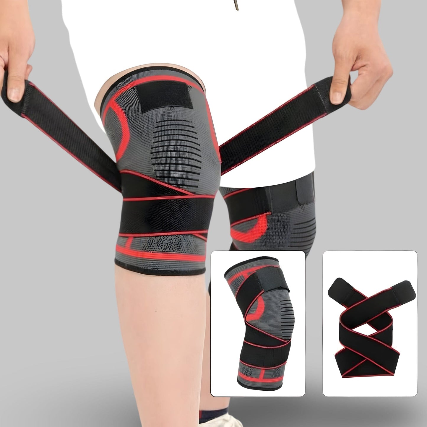Genouillère Rotulienne Pour Le Sport | Posturovia 1 pièce Rouge / S