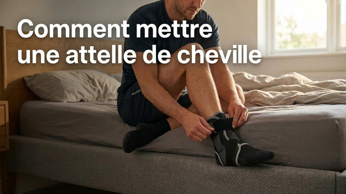 comment mettre une attelle cheville