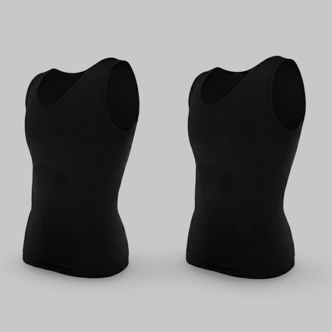 T Shirt Redresse dos | Posturovia 2 pièces – Noir / S