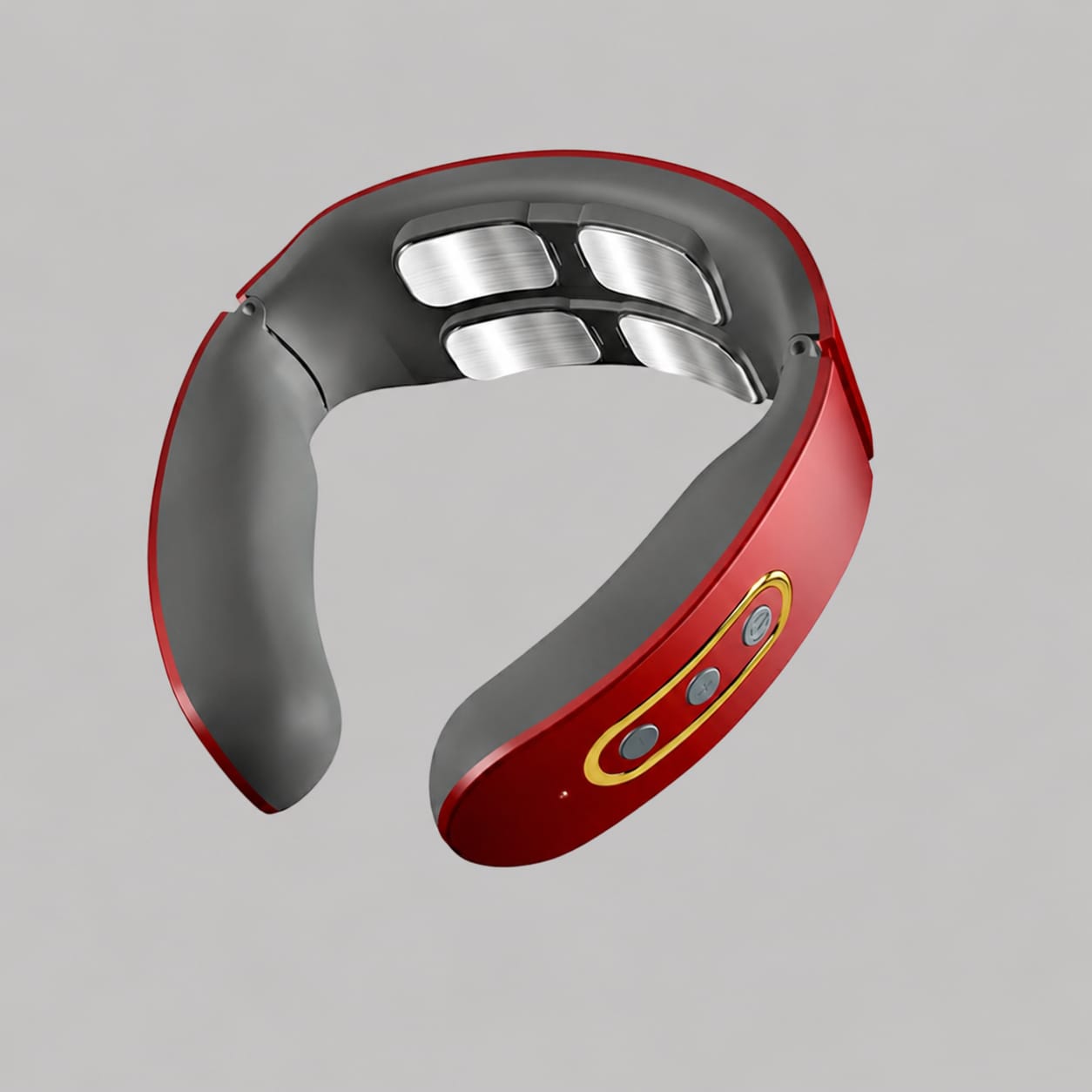 Minerve_Cervicale_Arthrose_Chauffante_Posturovia_Type_1_Rouge