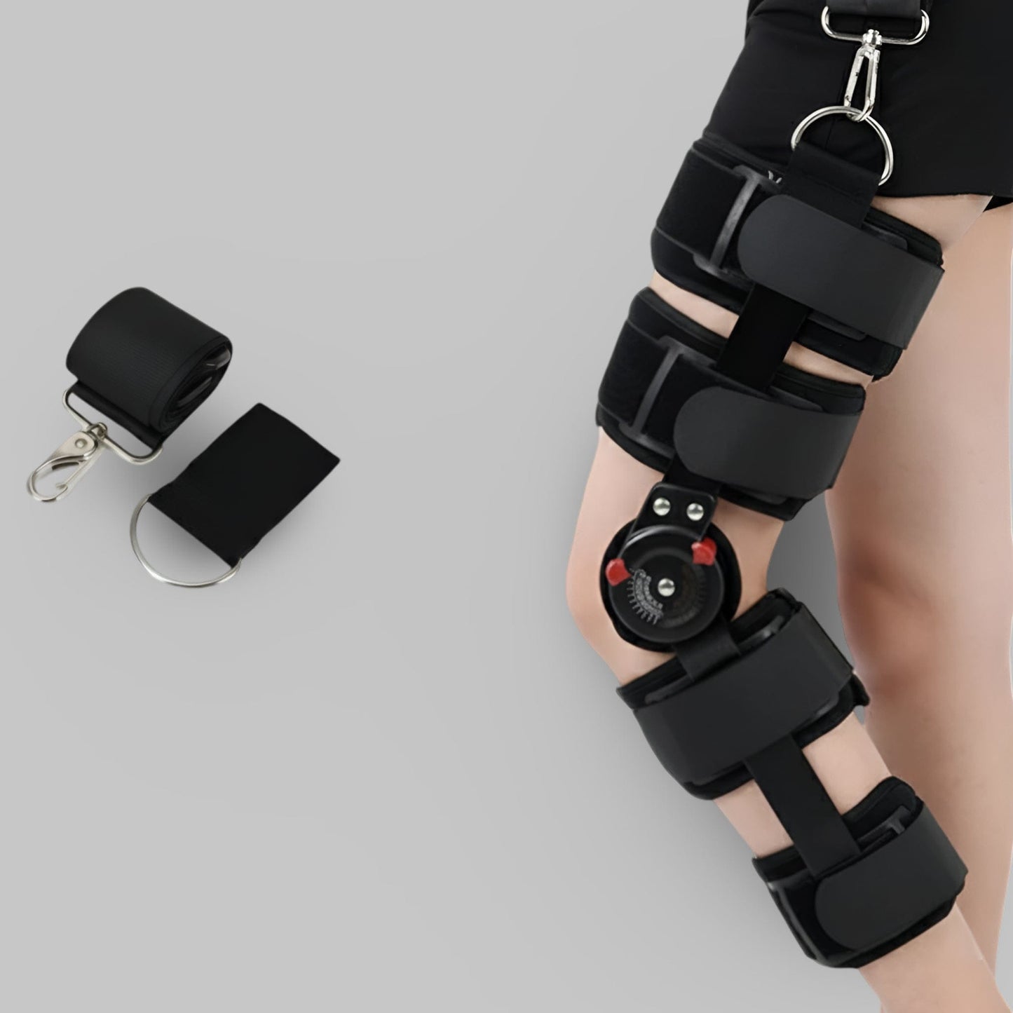 Attelle Ligamentaire Genou | Posturovia Adulte avec sangle d’épaule 150–175 cm 40–80 kg