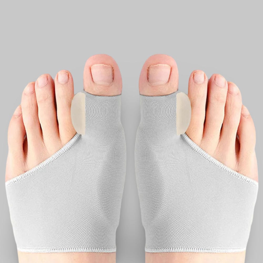 Attelle Orteil Hallux Valgus | Posturovia 1 paire – Modèle A – Gris