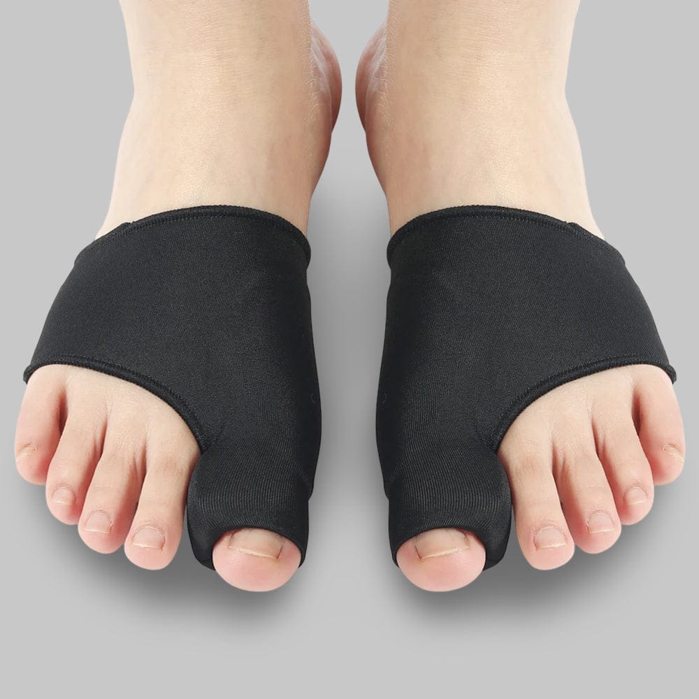 Attelle Orteil Hallux Valgus | Posturovia 1 paire – Modèle B – Noir
