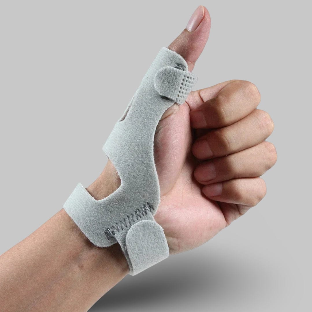 Attelle Pouce Droit | Posturovia 1 pièce Gris – Main gauche