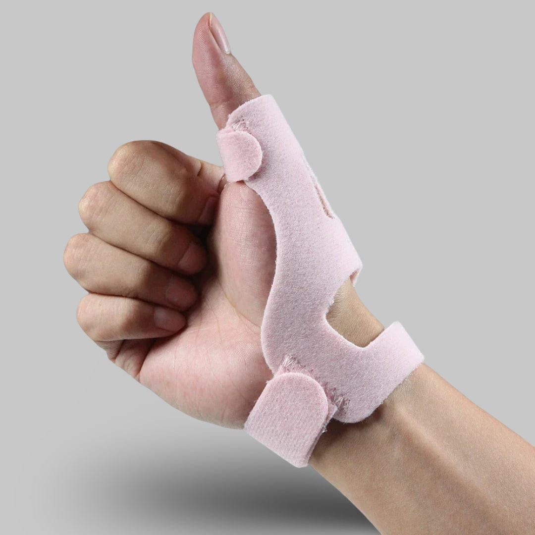 Attelle Pouce Droit | Posturovia 1 pièce Rose – Main droite