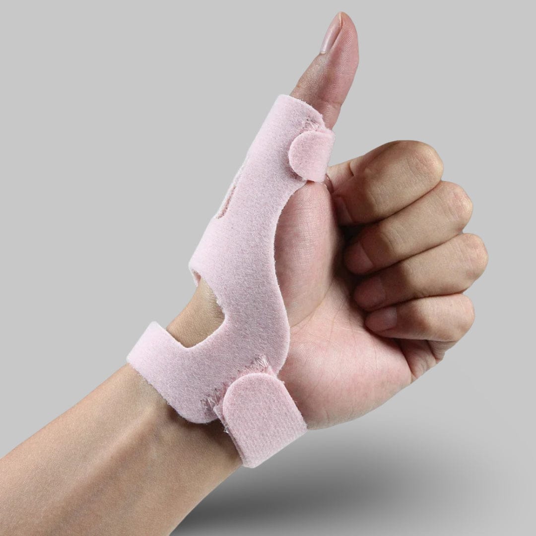 Attelle Pouce Droit | Posturovia 1 pièce Rose – Main gauche
