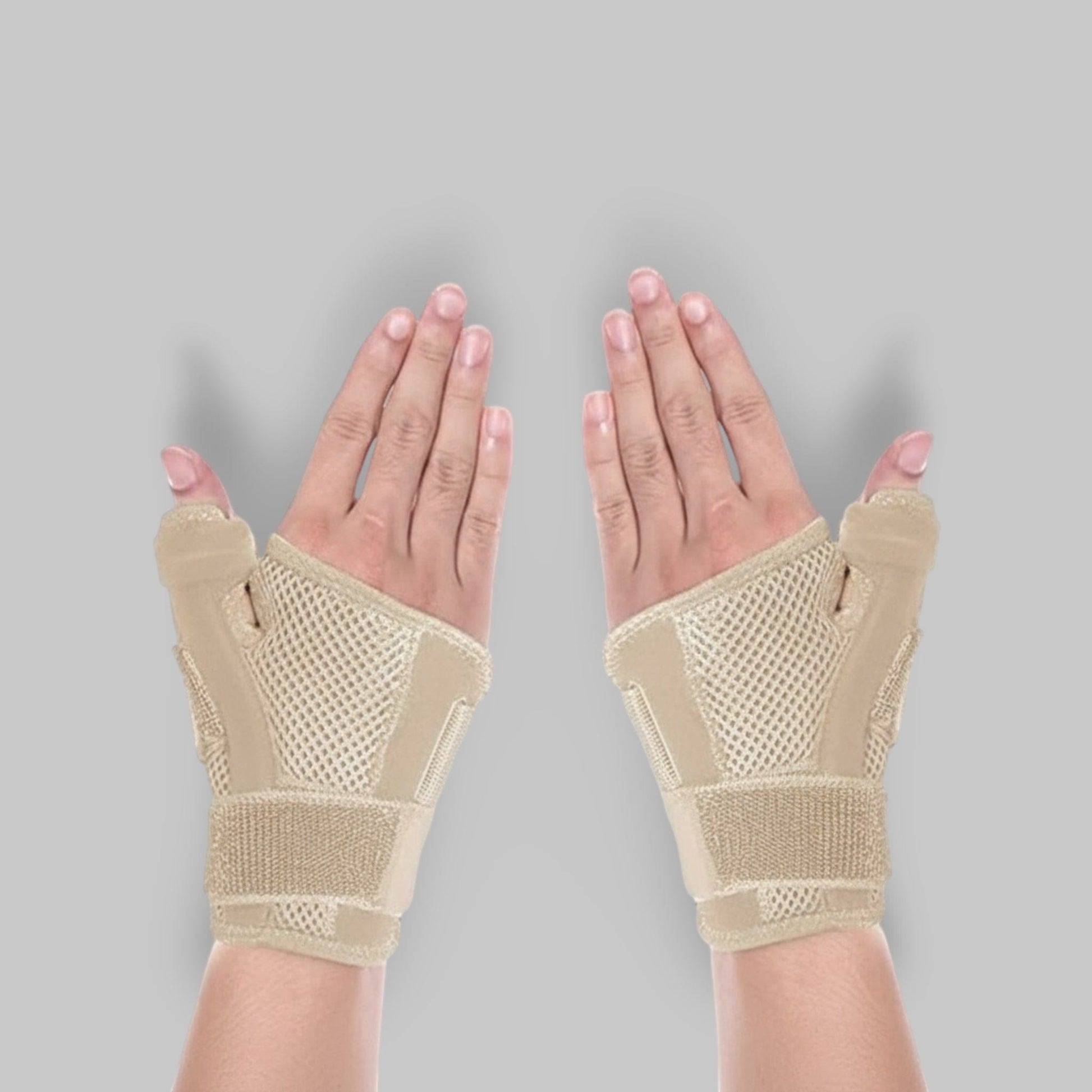 Attelle Pouce Tendinite | Posturovia 1 paire –  Beige