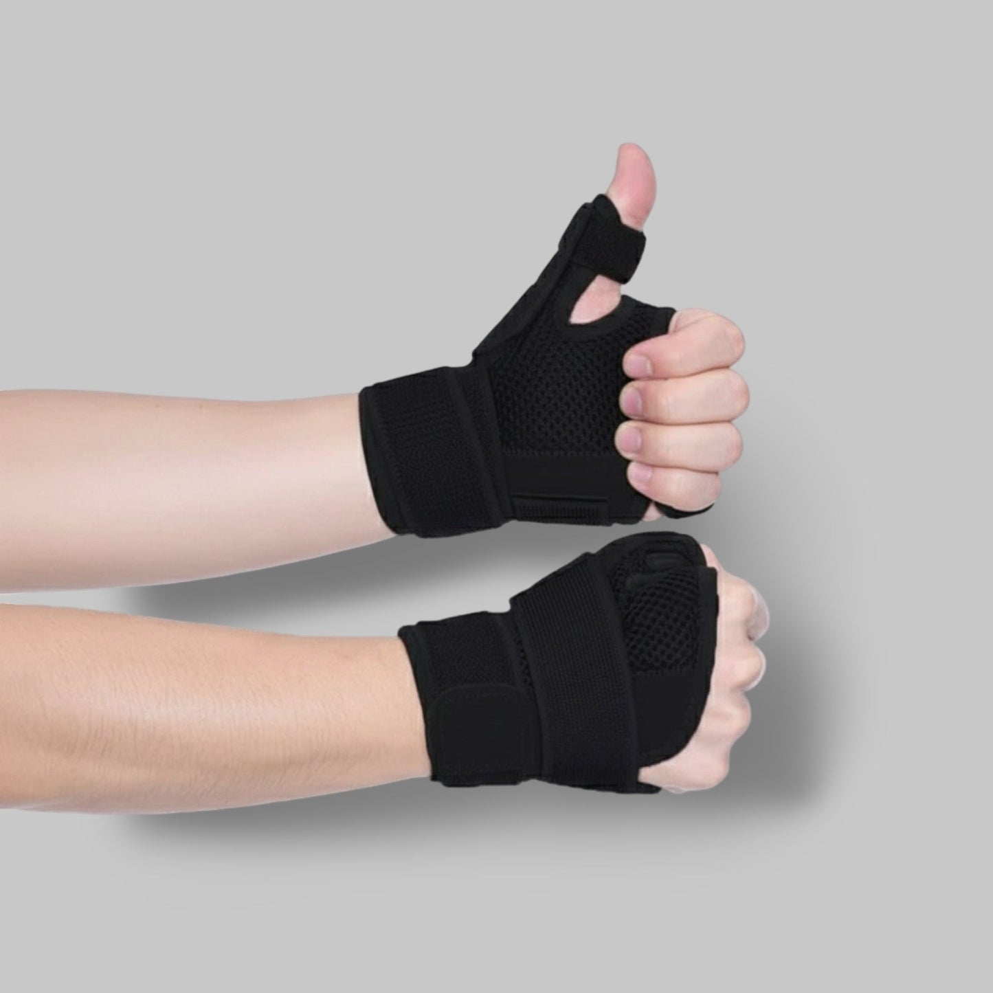 Attelle Pouce Tendinite | Posturovia 1 paire – Noir