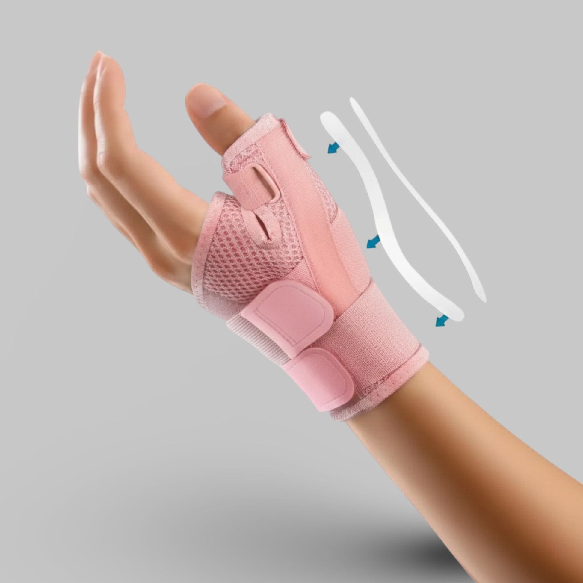 Attelle Pouce Tendinite | Posturovia 1 pièce – Rose
