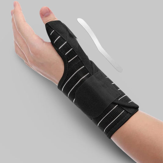 Attelle Pour Arthrose du Pouce | Posturovia Taille unique / Noir – Main gauche