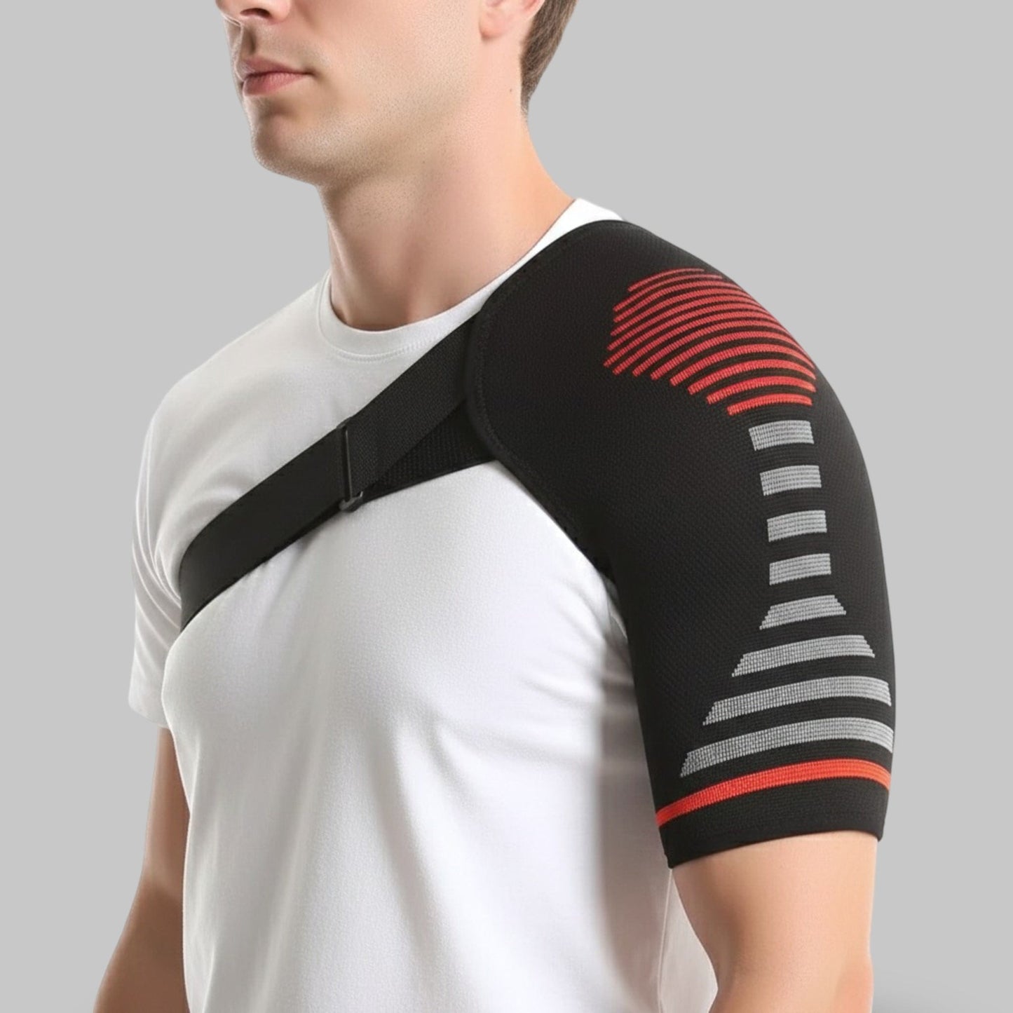 Attelle Pour Tendinite Epaule | Posturovia Rouge / L – XL