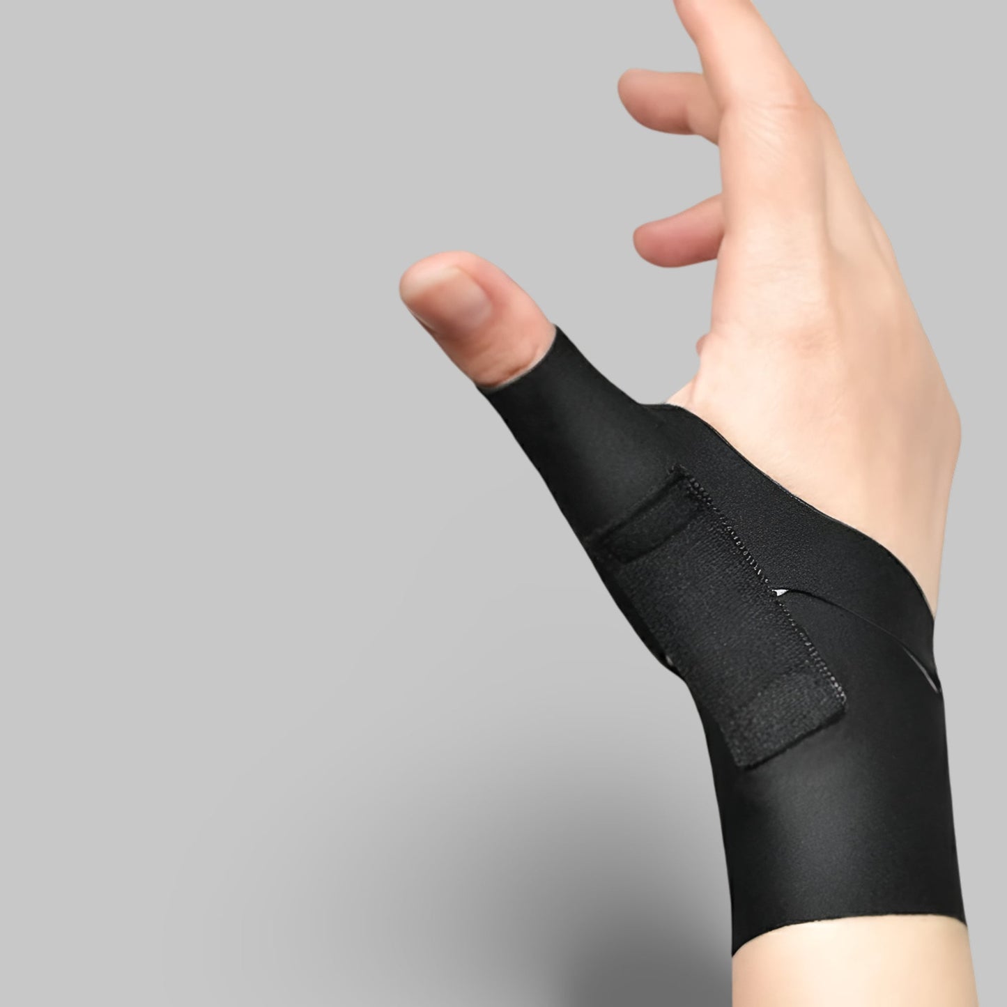 Attelle Souple Pouce | Posturovia Noir – Main droite / S Poignet  14-17cm