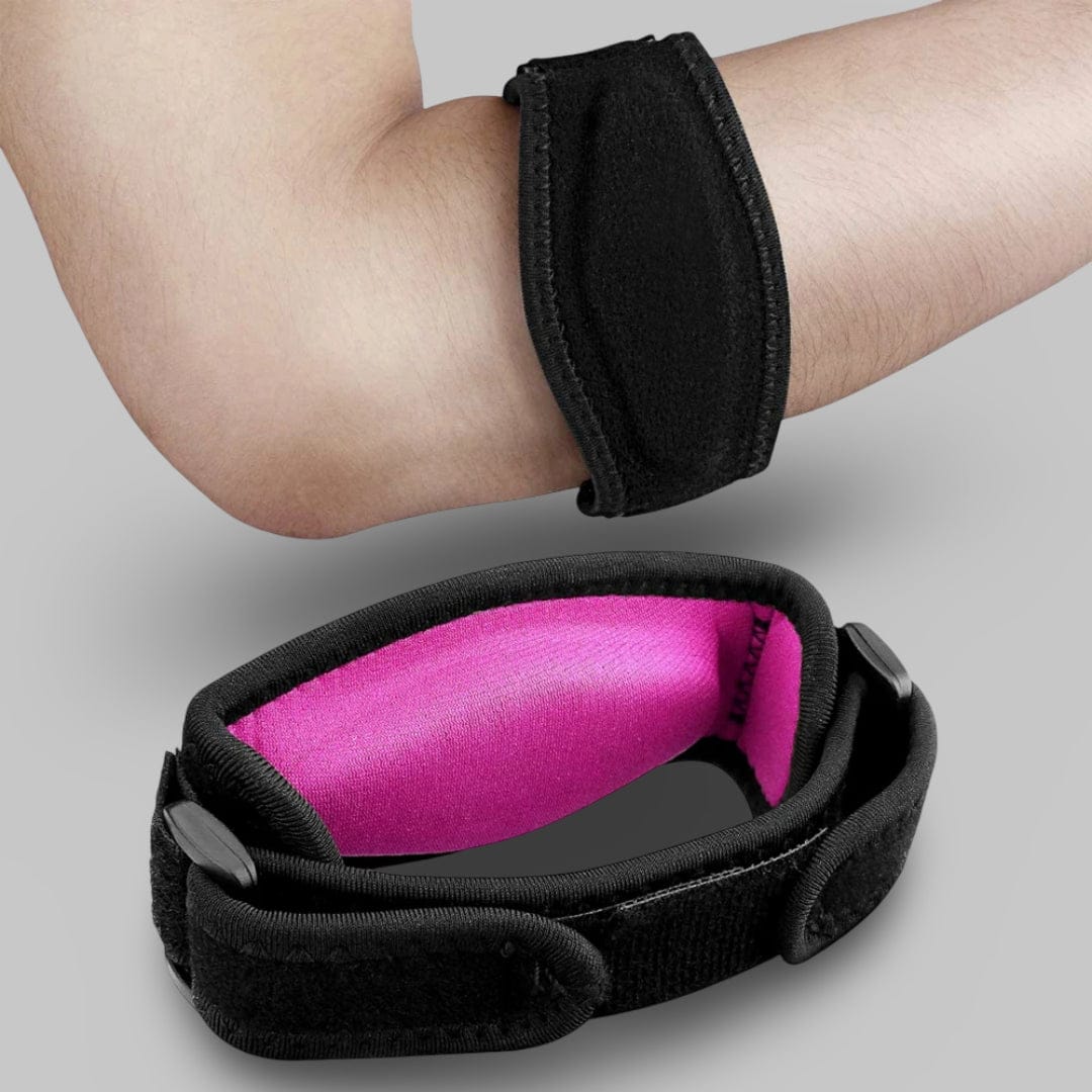 bracelet pour tendinite du coude | Posturovia 1 pièce – Rose foncé