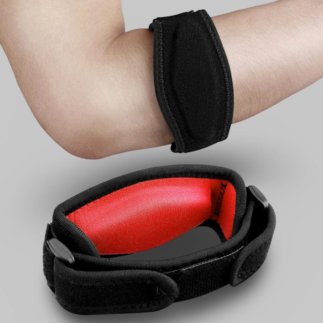 bracelet pour tendinite du coude | Posturovia 1 pièce – Rouge
