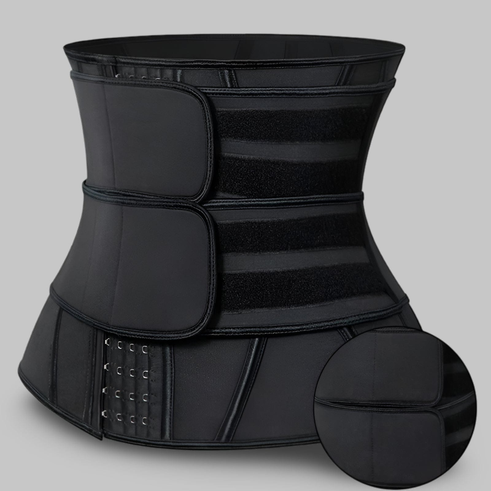 Ceinture de Sudation | Posturovia Noir – Crochets – 2 ceintures / S