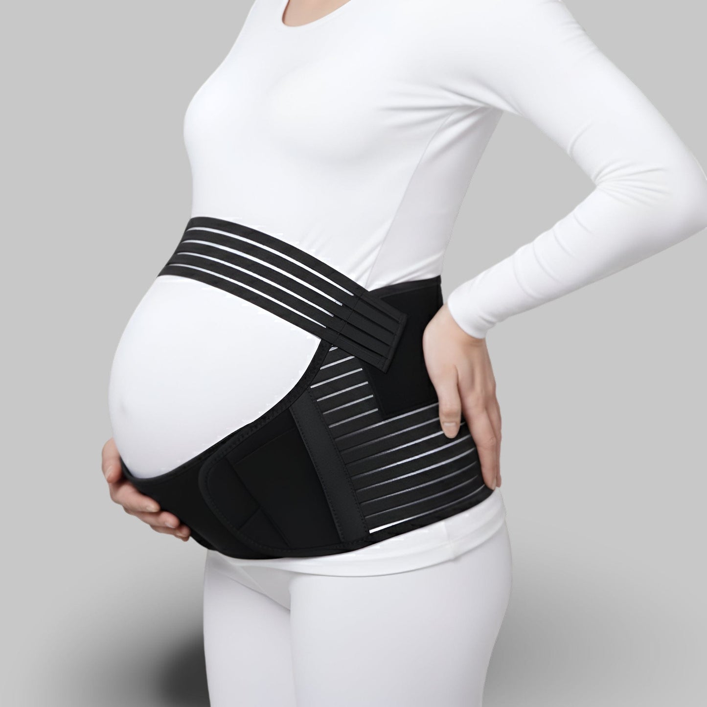 Ceinture Lombaire et Grossesse | Posturovia Noir / M
