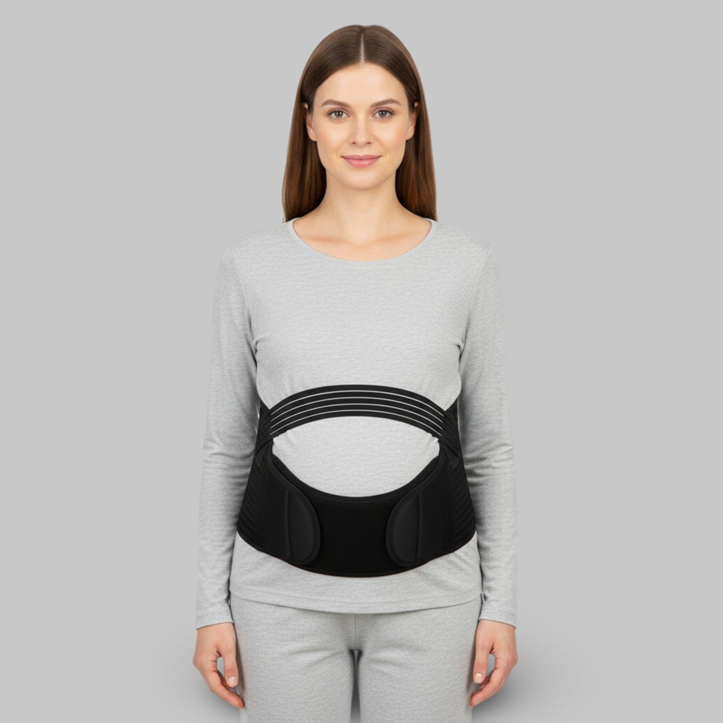 Ceinture Lombaire Grossesse | Posturovia Noir / L
