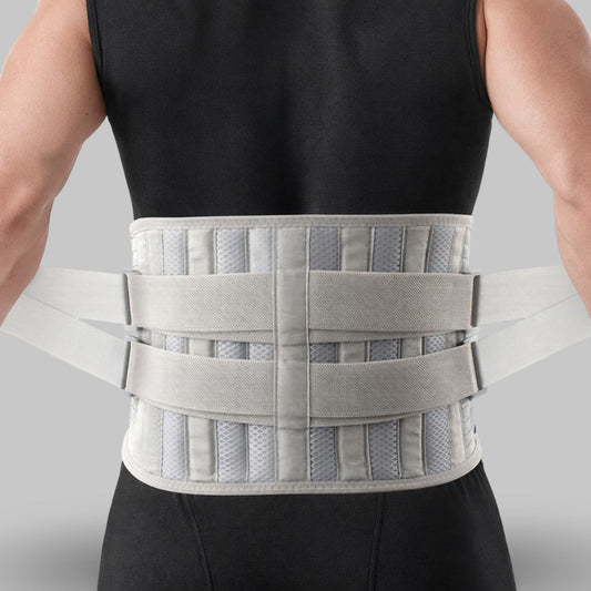 Ceinture Lombaire Hernie Discale | Posturovia Modèle 1 - Couleur Gris / S : Tour de taille  65-80cm