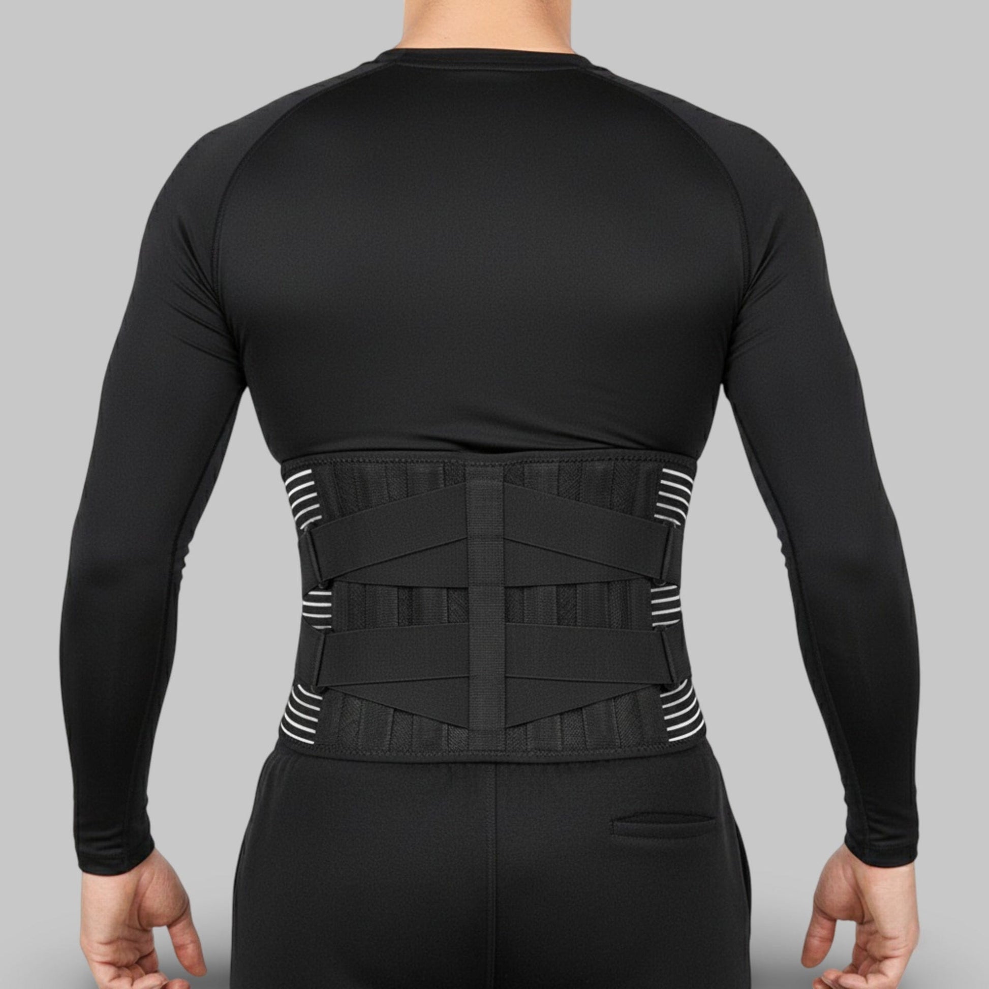 Ceinture Lombaire Hernie Discale | Posturovia Modèle 1 - Couleur Noir / S : Tour de taille  65-80cm