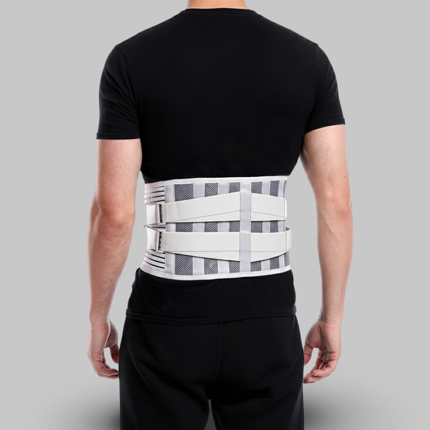 Ceinture Lombaire Hernie Discale | Posturovia Modèle 2 - Couleur Gris / S : Tour de taille  65-80cm