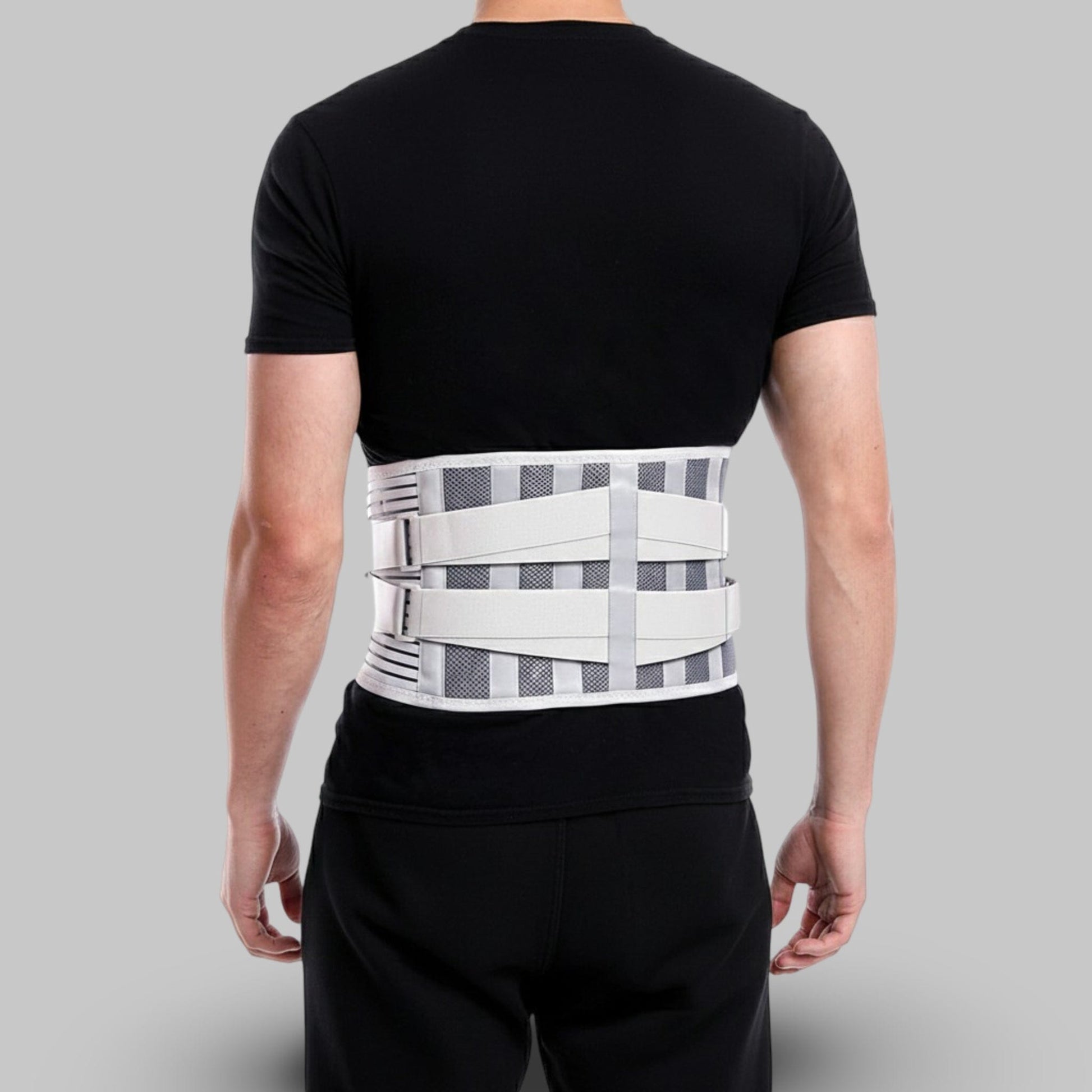 Ceinture Lombaire Hernie Discale | Posturovia Modèle 2 - Couleur Gris / S : Tour de taille  65-80cm