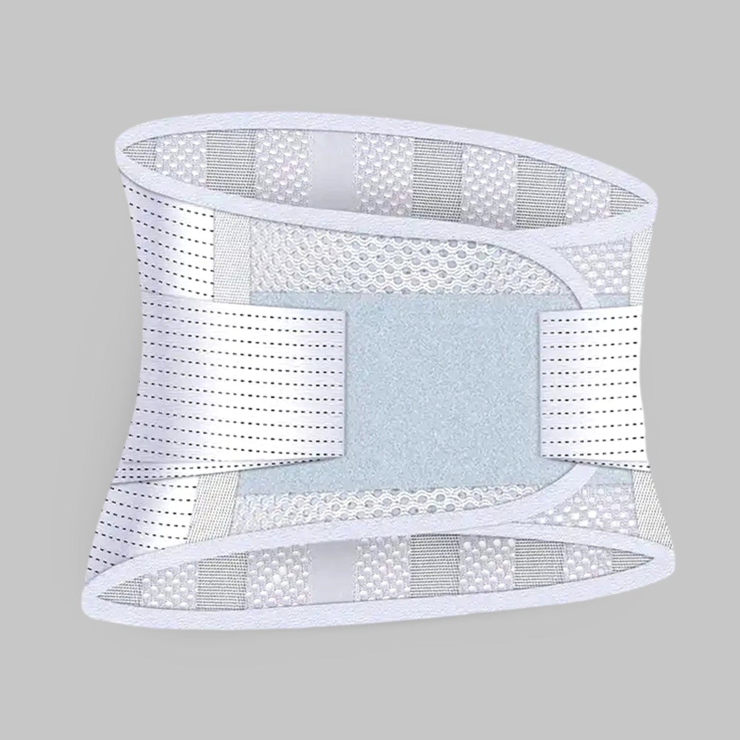 Ceinture Lombaire Pour Femme | Posturovia Gris aéré / S – Tour de taille 70-80 cm