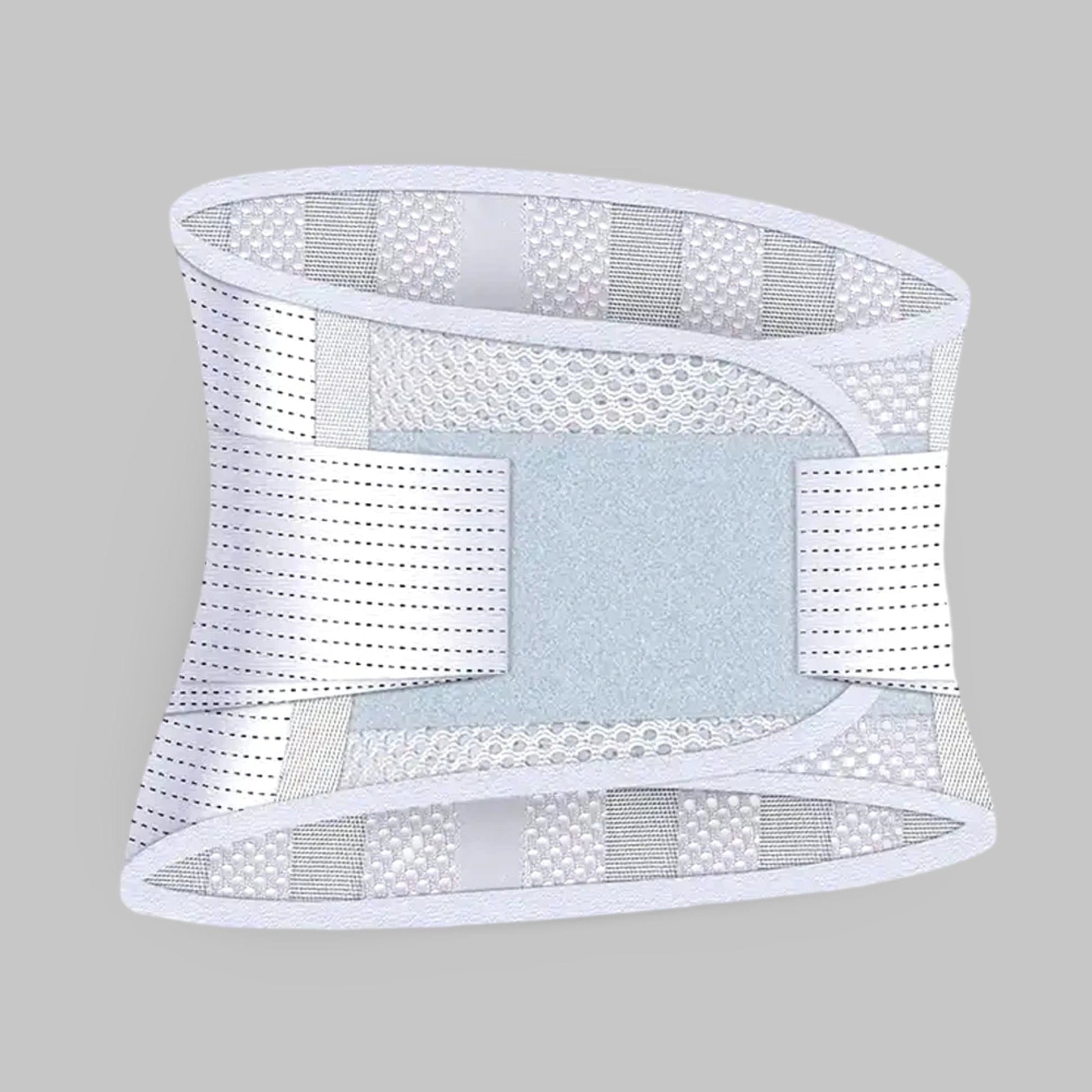 Ceinture Lombaire Pour Femme | Posturovia Gris aéré / S – Tour de taille 70-80 cm