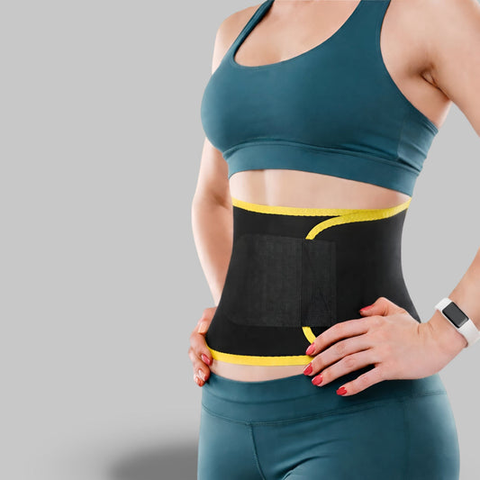 Ceinture Lombaire Souple Femme | Posturovia Jaune