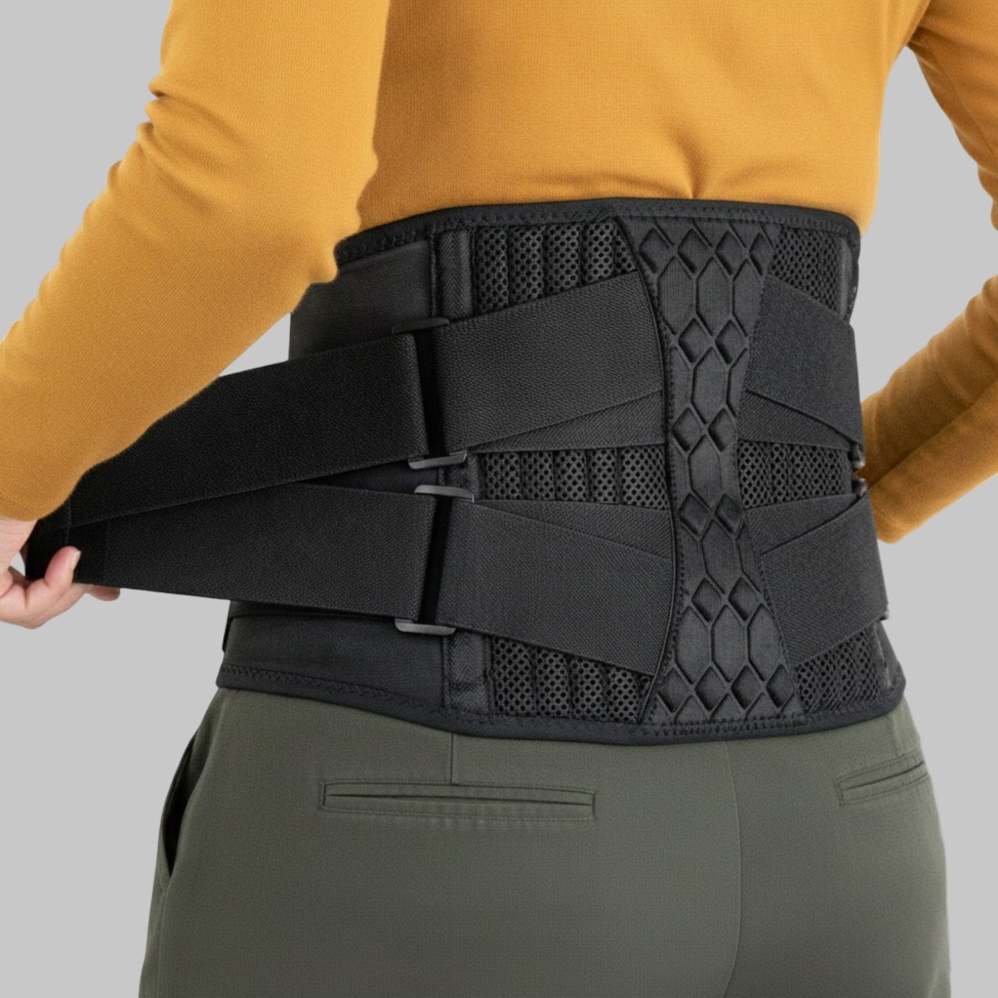 Ceinture Lombaire Travail de Force | Posturovia L : Tour de taille  60-85 cm