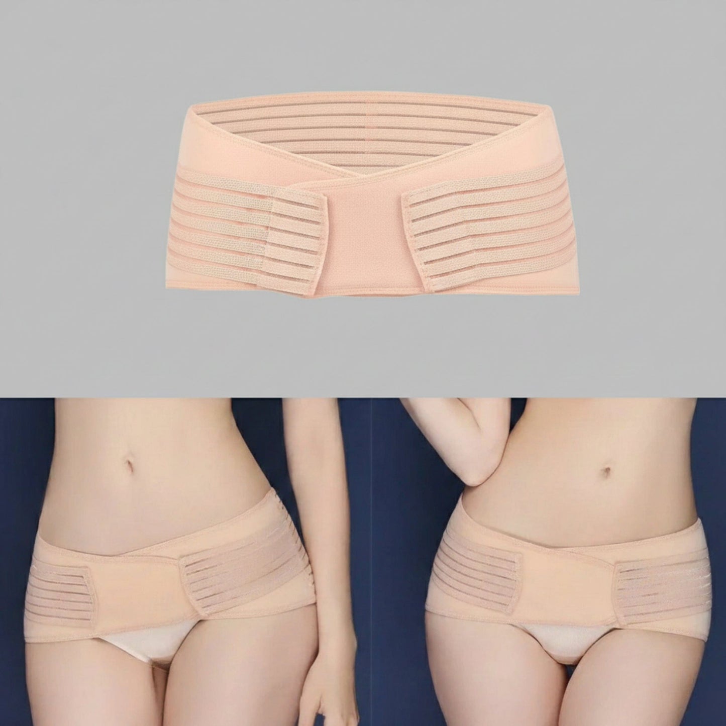 Ceinture Pelvienne Grossesse | Posturovia Abricot / M : Tour de taille 65-84 cm