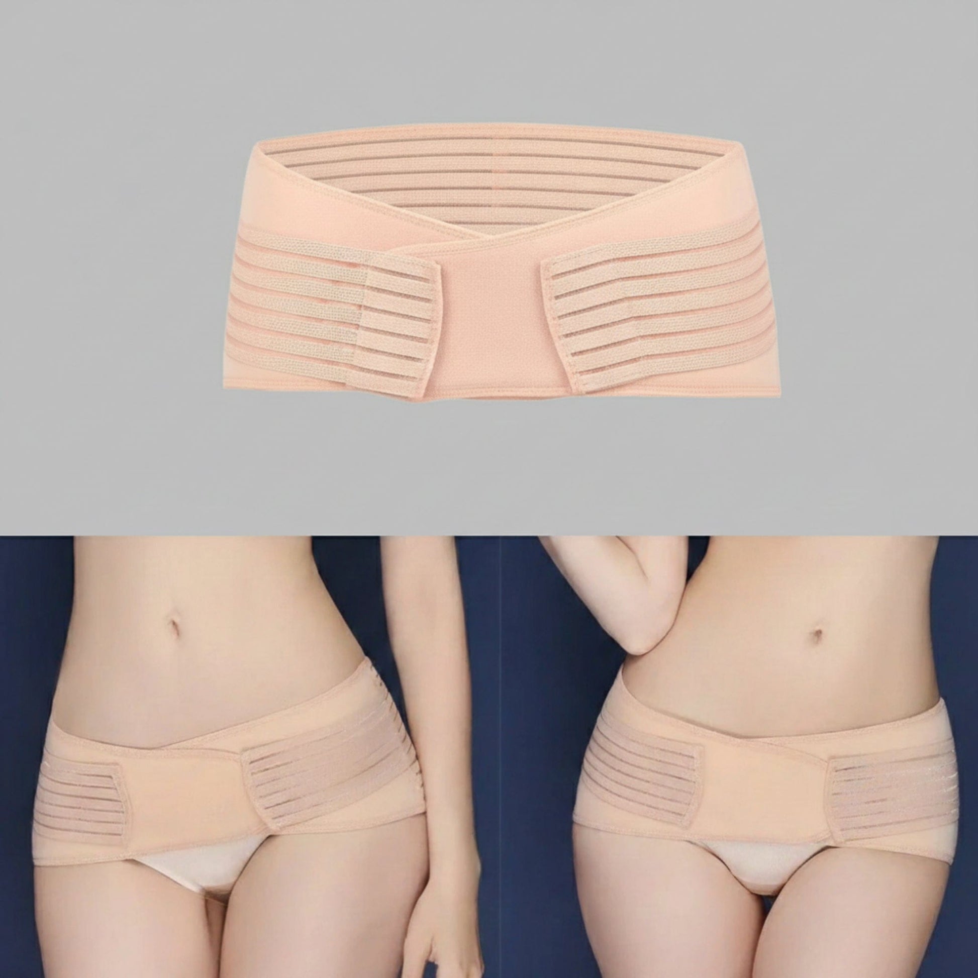 Ceinture Pelvienne Grossesse | Posturovia Abricot / M : Tour de taille 65-84 cm