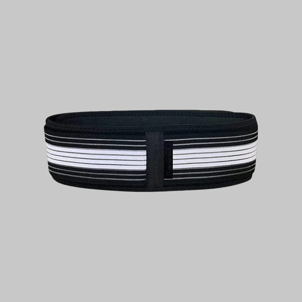 Ceinture Pelvienne Noire Rayée | Posturovia Tour de taille : 109-110 cm
