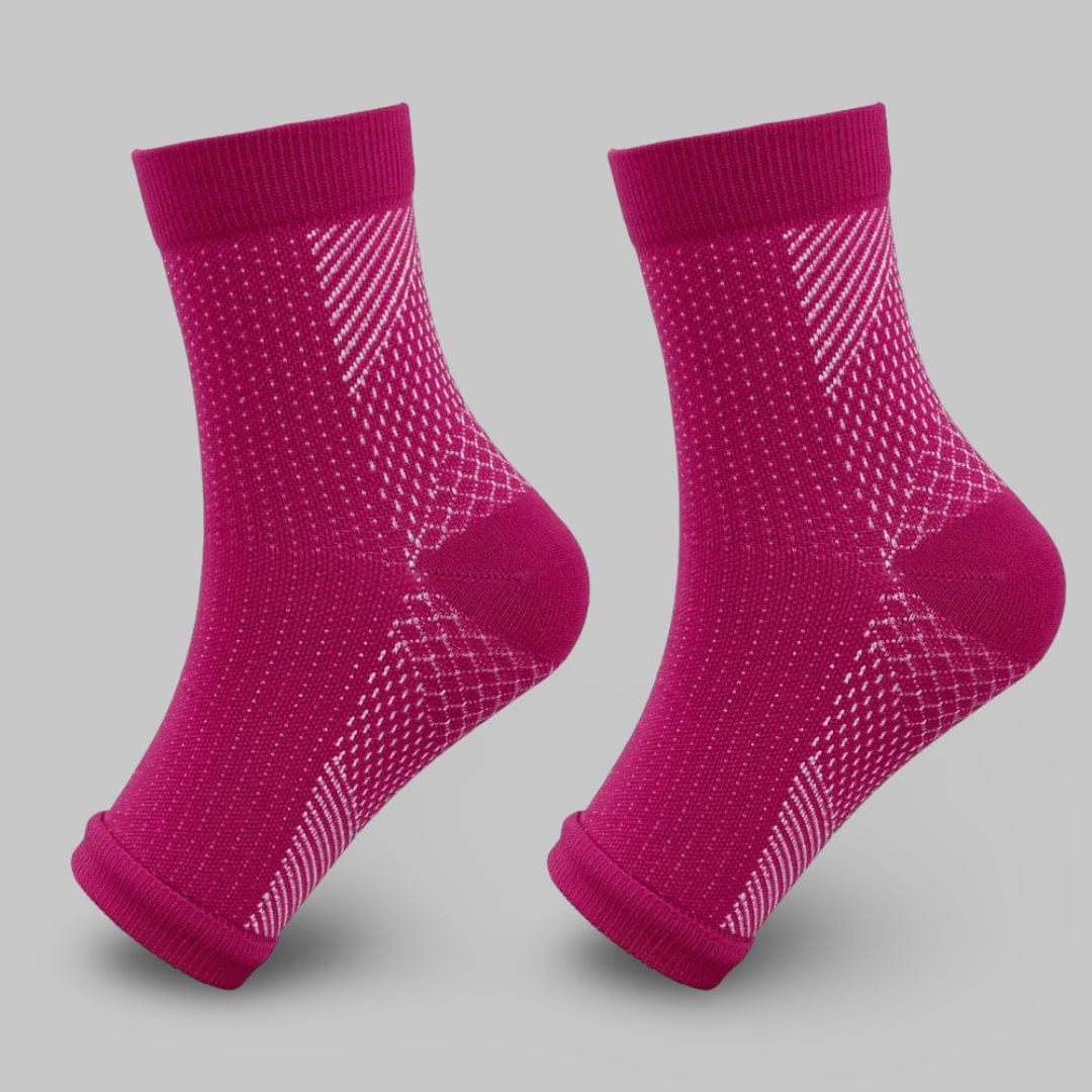 Chevillère Chaussette | Posturovia L-XL / 1 paire Rouge rose