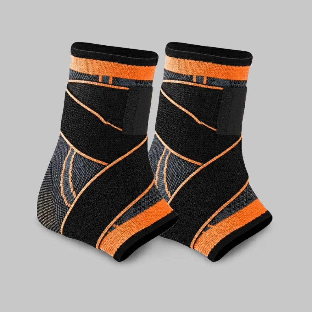 Chevillère course à pied | Posturovia 2 pièces – Orange / M