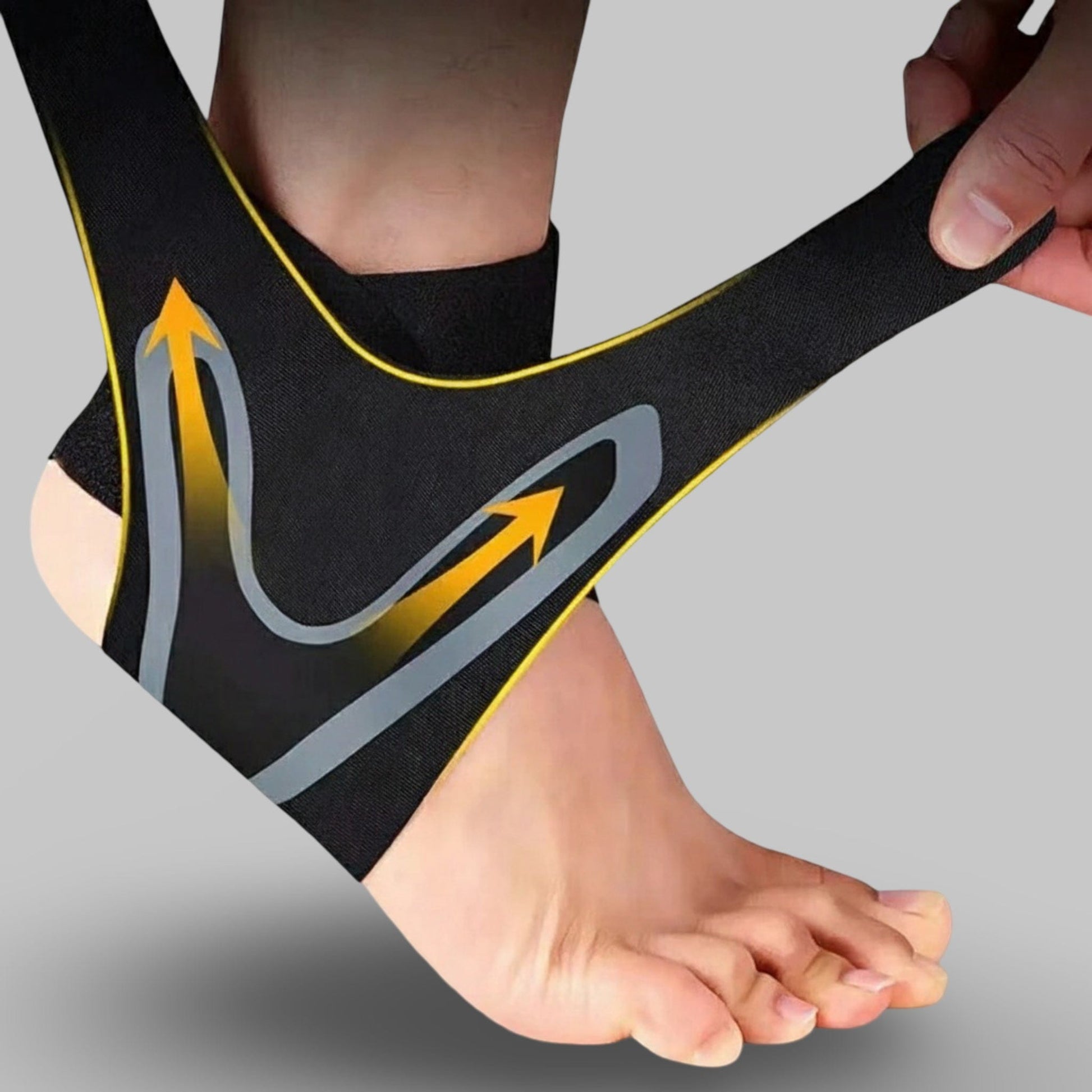 Chevillère Foot | Posturovia 1 pièce – Noir – Pied droit / M