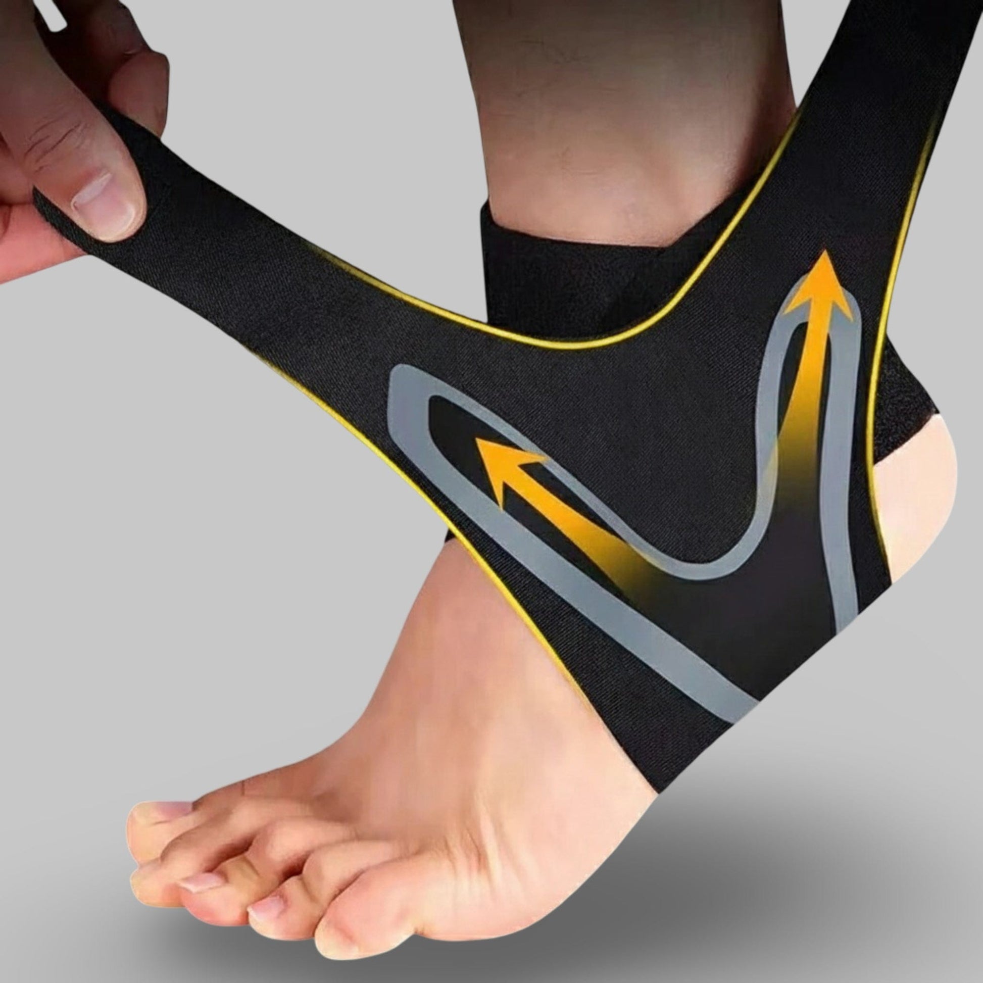 Chevillère Foot | Posturovia 1 pièce – Noir – Pied gauche / M
