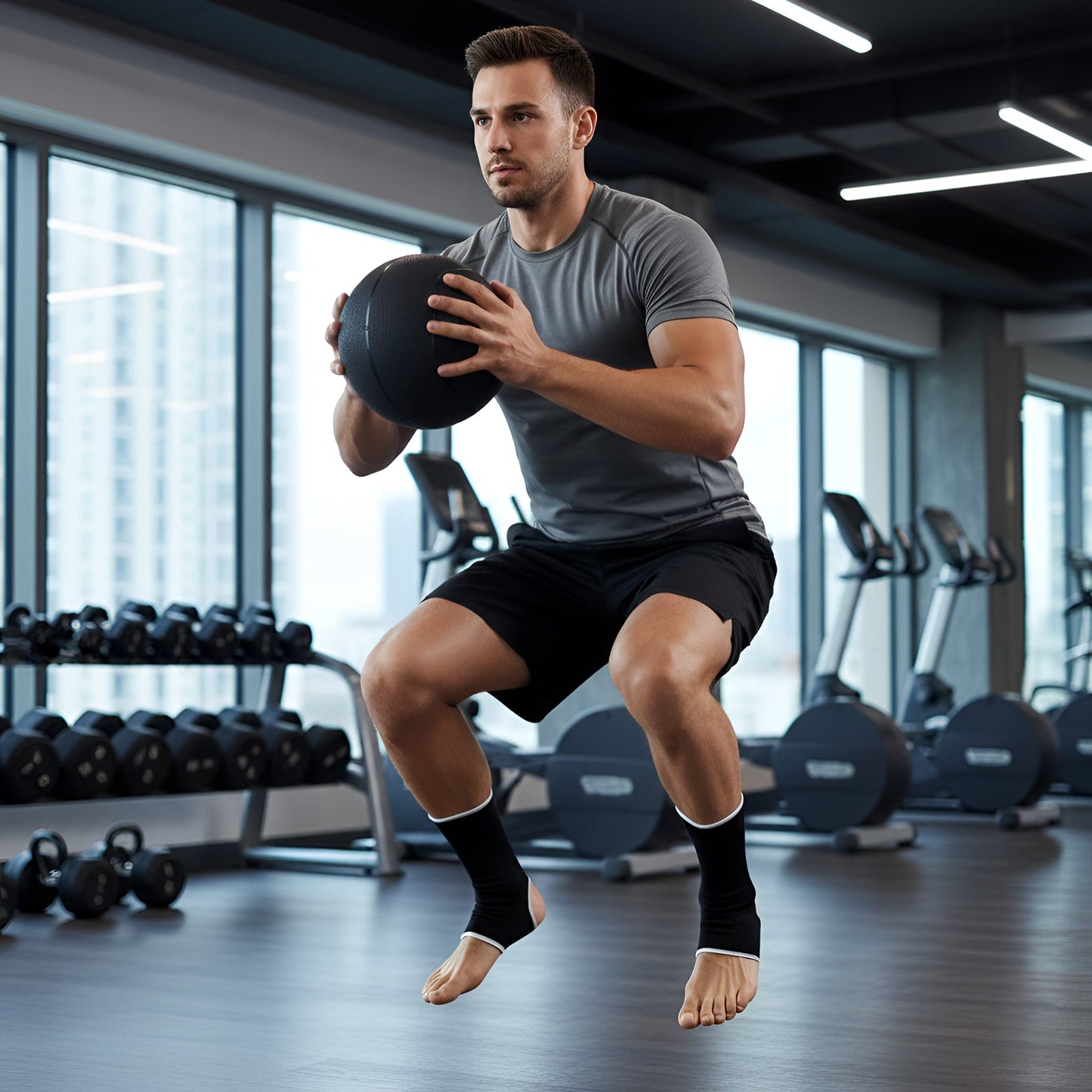 Chevillère Sport | Posturovia 1 paire – Noir