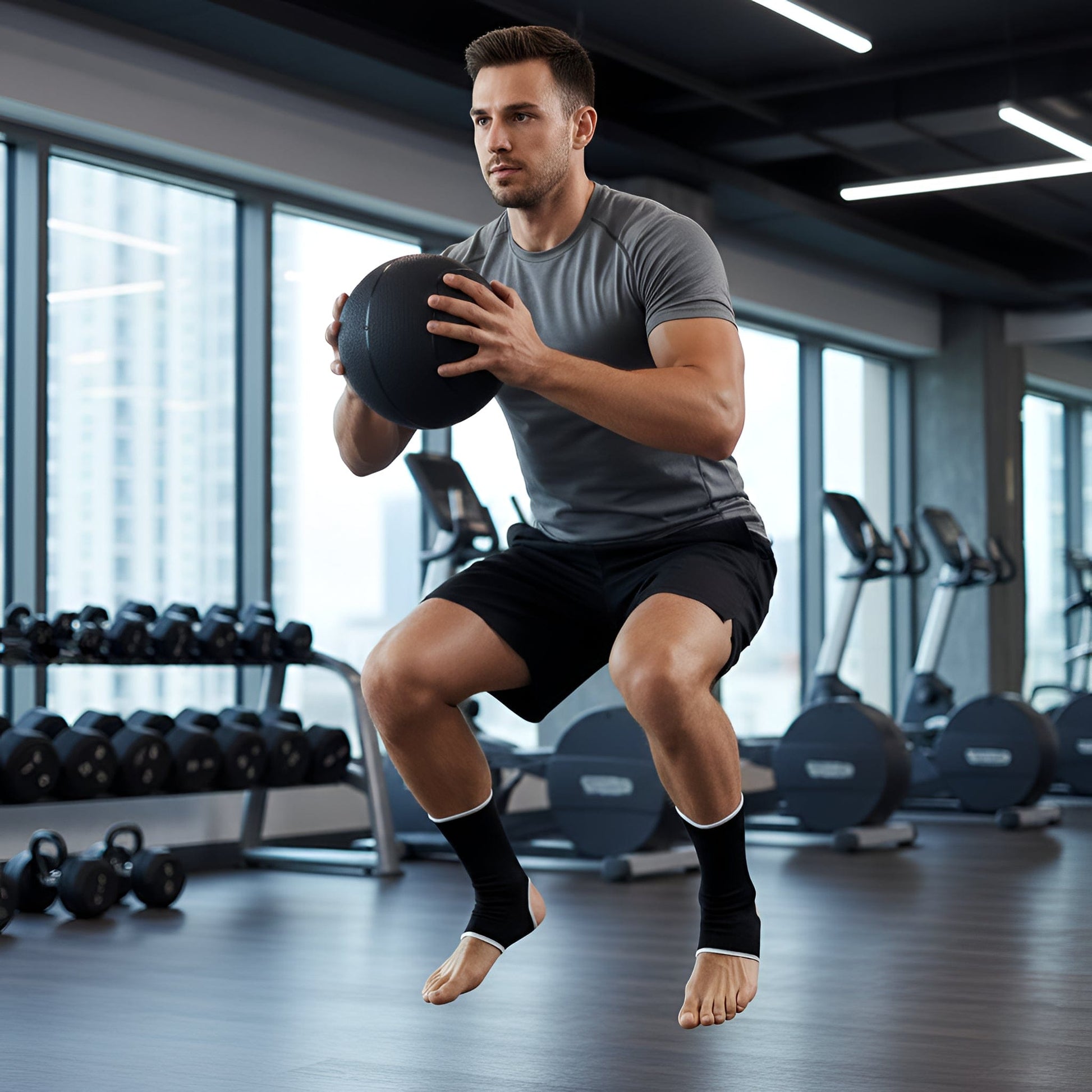 Chevillère Sport | Posturovia 1 paire – Noir