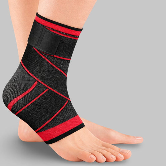 Chevillère Strapping | Posturovia 1 pièce Noir Rouge / M