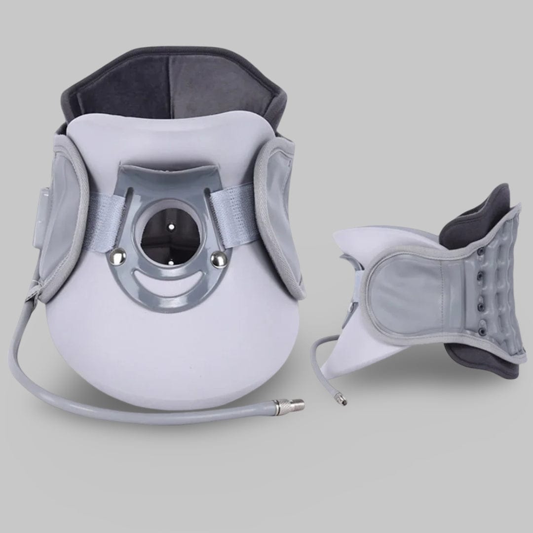 Collier Cervical Arthrose Gonflabe | Posturovia Type B gris