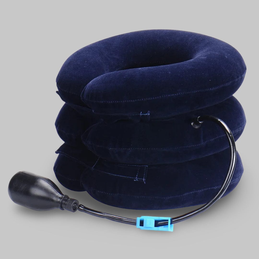 Collier Cervical Gonflable | Posturovia Bleu