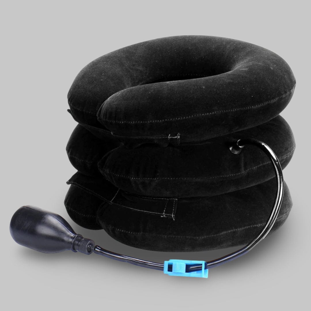 Collier Cervical Gonflable | Posturovia Noir