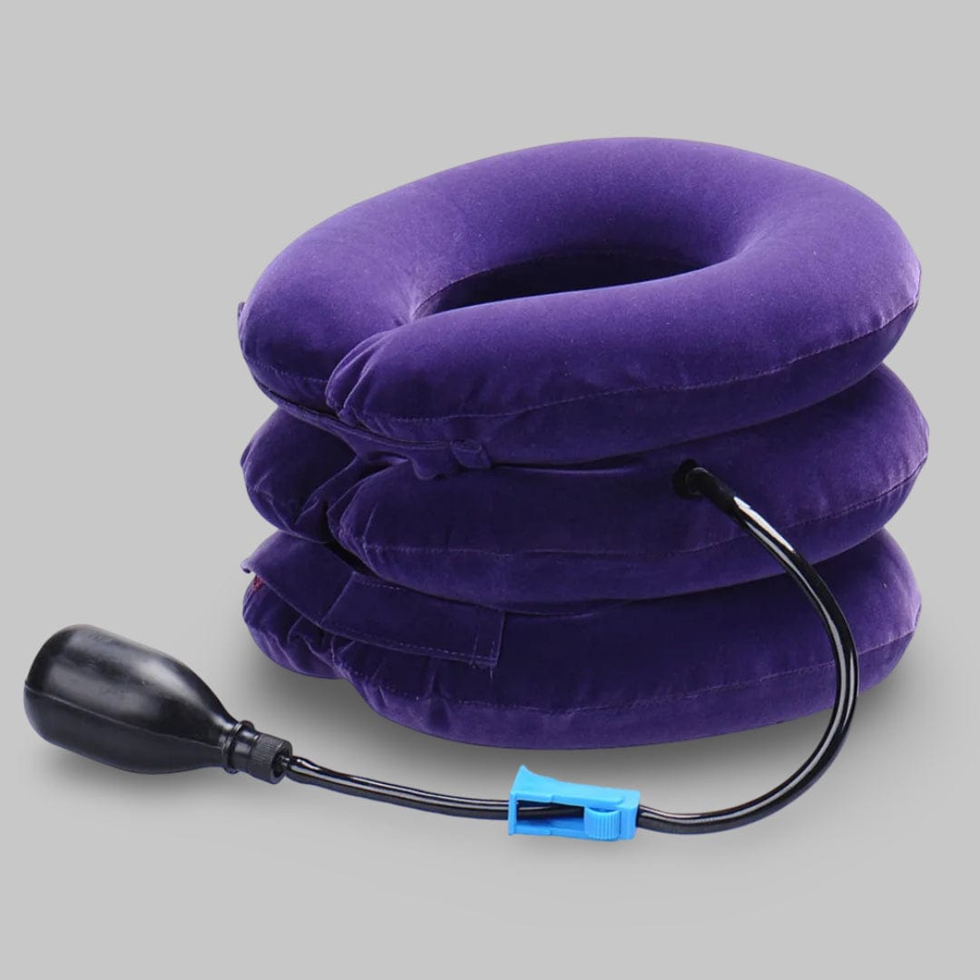 Collier Cervical Gonflable | Posturovia Violet
