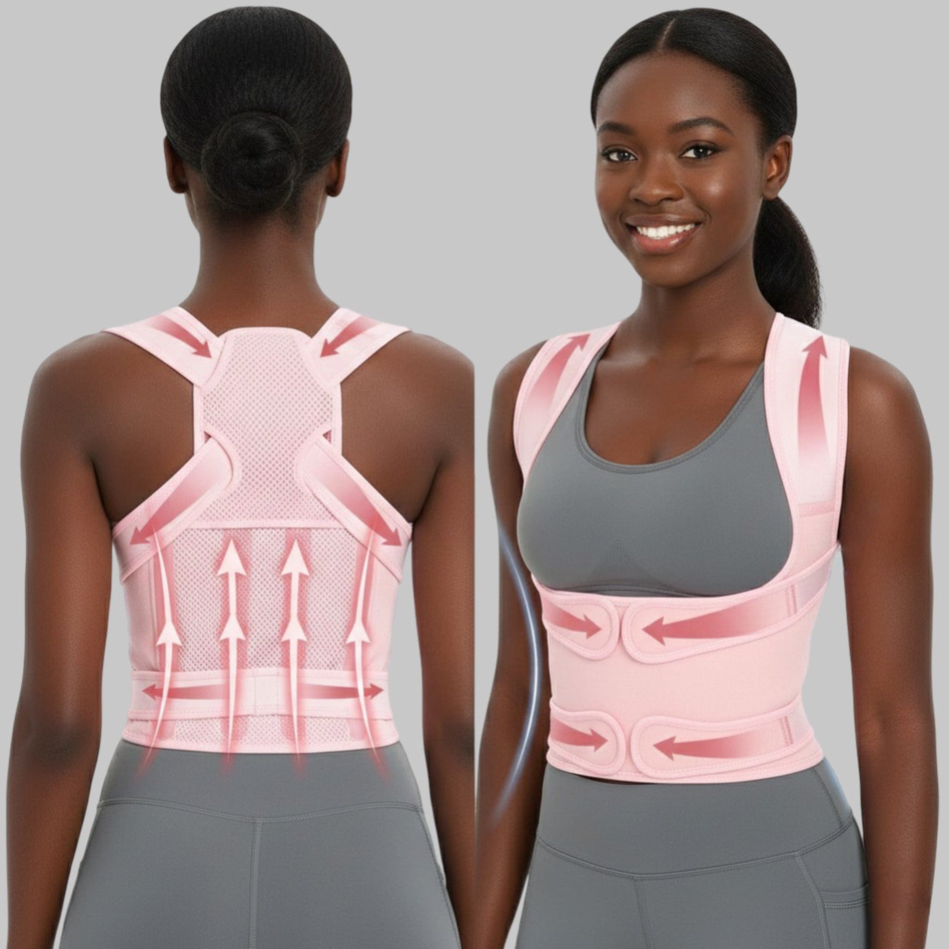 Correcteur de Posture dos | Posturovia Rose / S