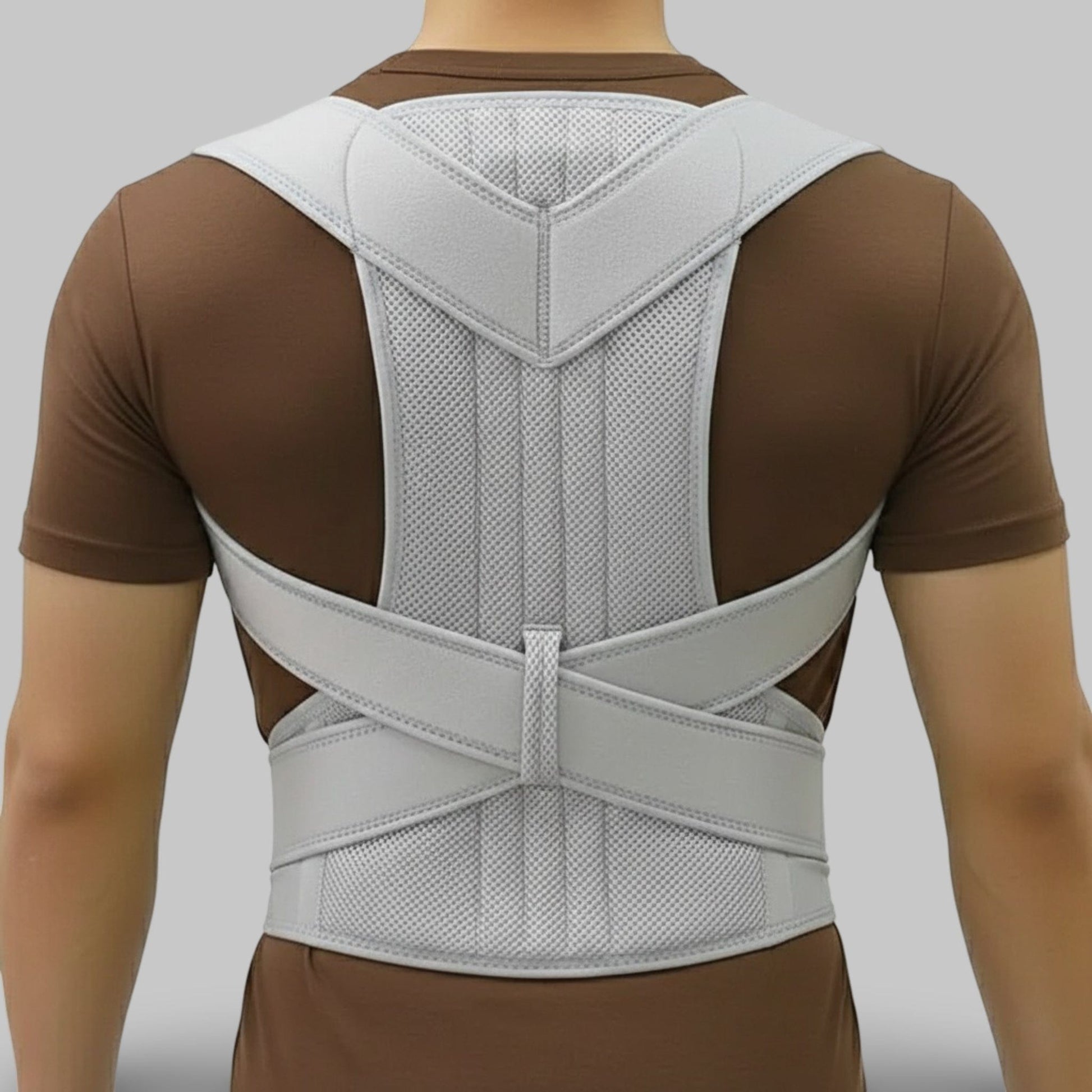 Correcteur de Posture unisexe | Posturovia Gris / S