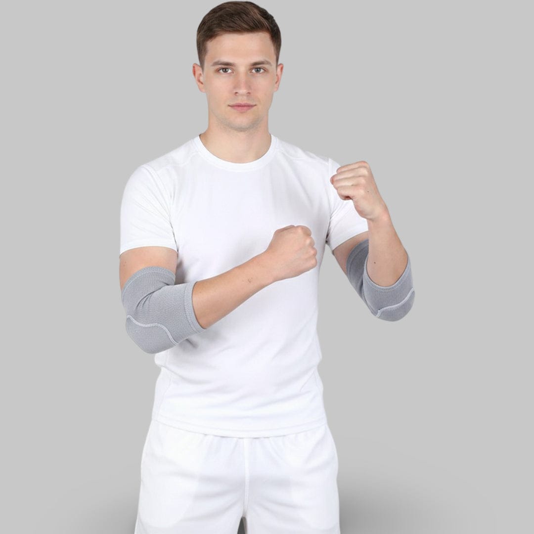 Coudière Pour Musculation | Posturovia Gris / 1 paire – Taille S