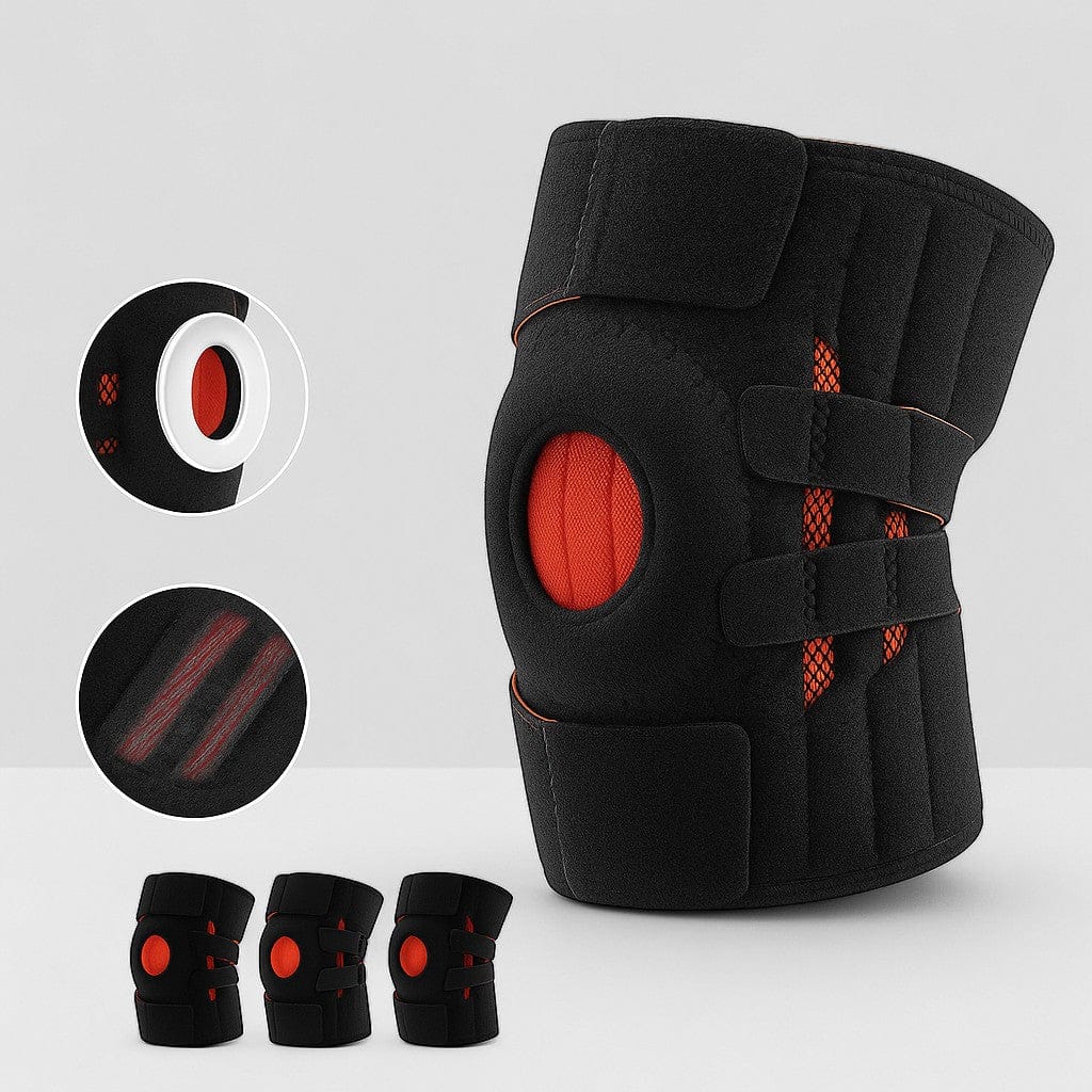 Genouillère Arthrose Genou | Posturovia Noir / Taille unique