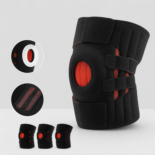 Genouillère Arthrose Genou | Posturovia Noir / Taille unique